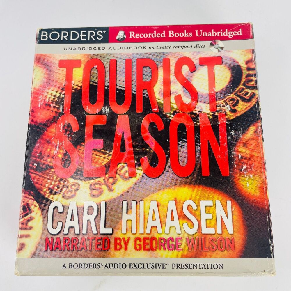 Tourist Season Carl Hiaasen Audiobook 12 CD Set Unabridged 14.25 Hrs Mystery